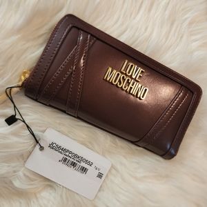 LOVE MOSCHINO Portafoglio Around Nappa Vino